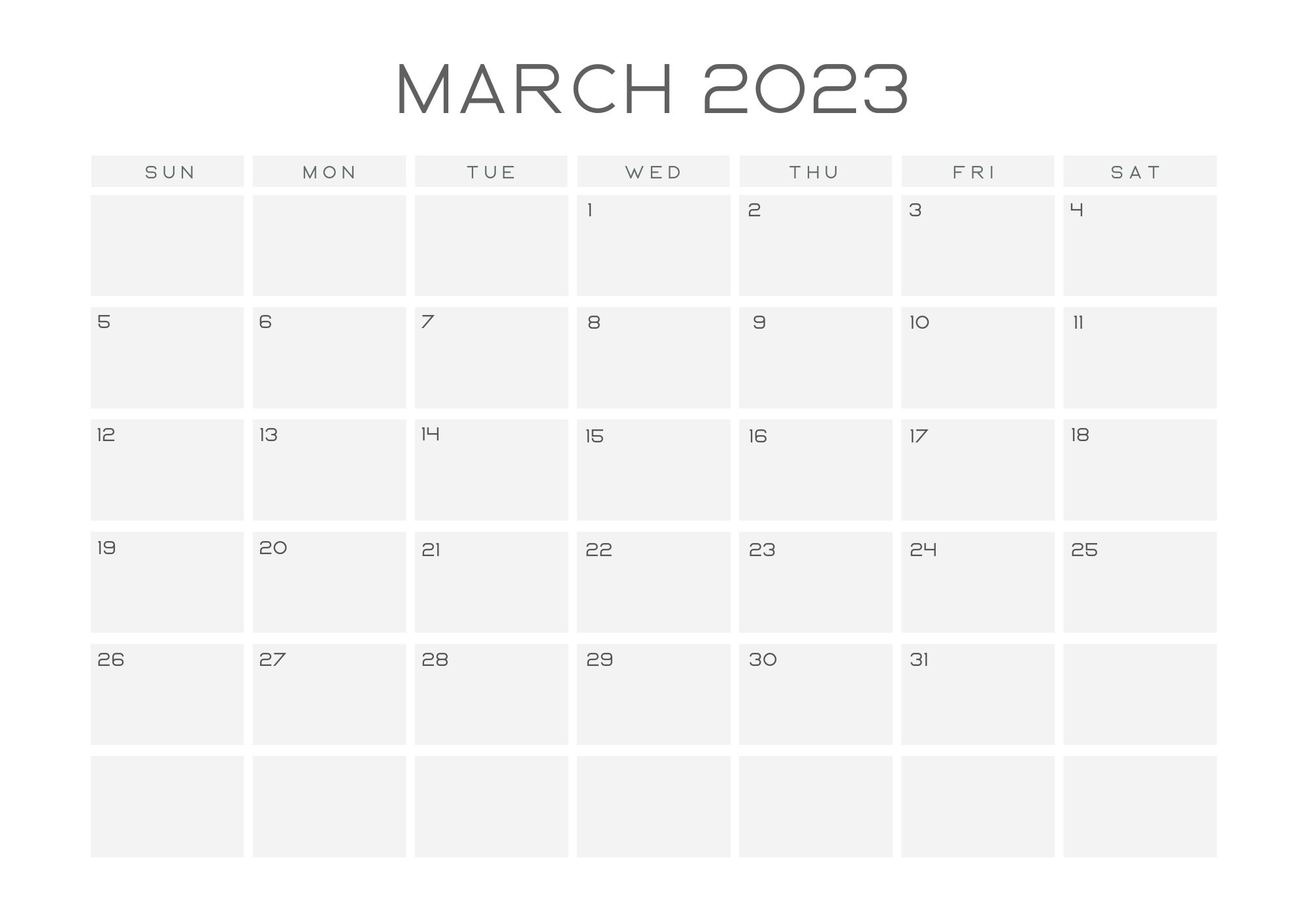 March Calendar 2023 With Holidays